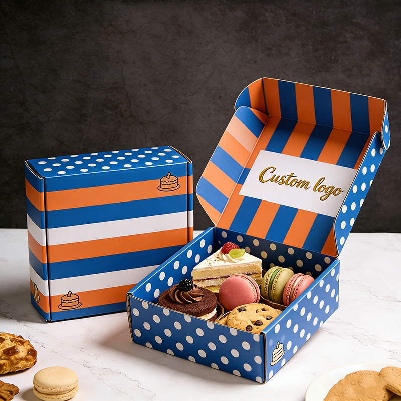 Royal Blue+Orange White