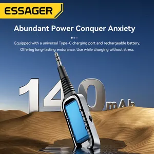 Essager 2合1蓝牙音频接收器发射器无线蓝牙5.1 3.5毫米辅助音频适配器立体声耳机电视车 - Product Image 4