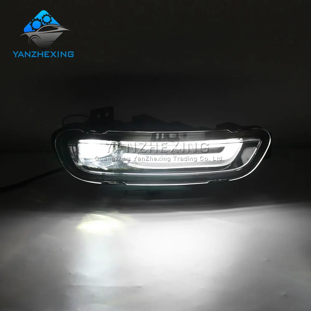 Luz diurna de estilo para Jeep Grand Cherokee, faro antiniebla delantero DRL, luces de señal, 2017, 2018, 2019, 2020, 2021, 2022