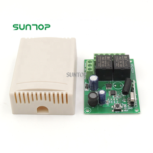 DC12V DC24V 2-Kanal-Relaismodul 433MHz HF-Fernbedienung Garagentor-Fernbedienung schalter - Product Image 4