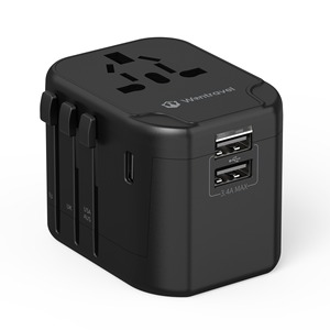 世界插头国际多插头USB C型插座，全球电源适配器通用旅行插头迷你适配器充电器 - Product Image 6