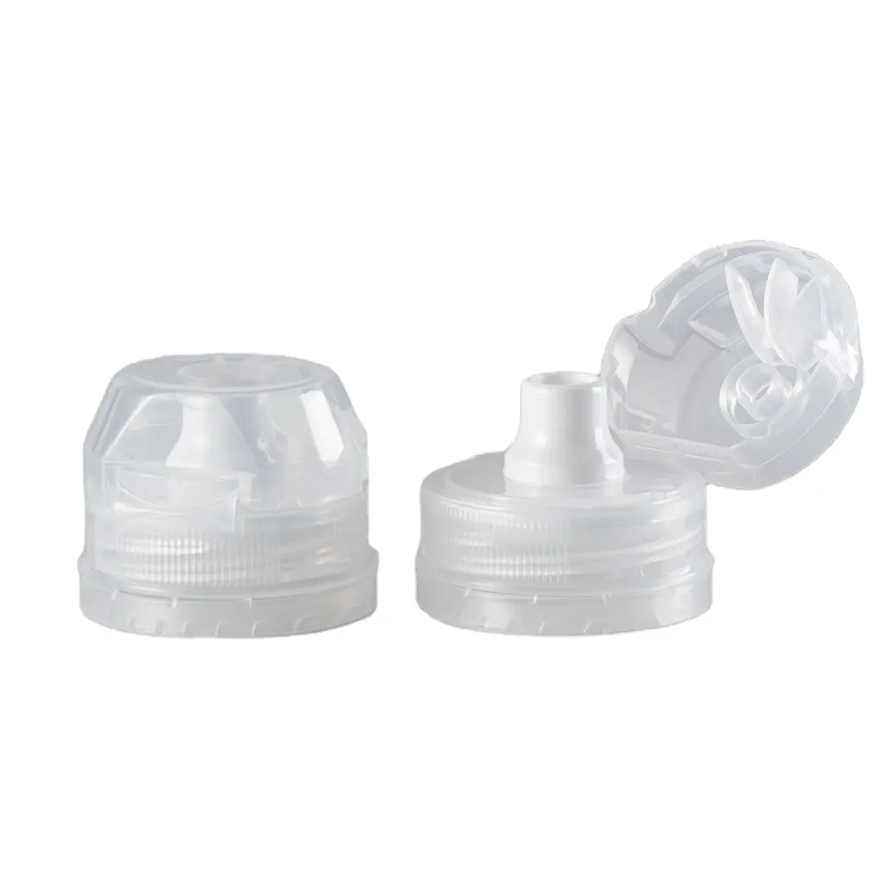 Factory Price 28mm 410 Sport Push Pull Cap Plastic Sport Water Bottle Caps