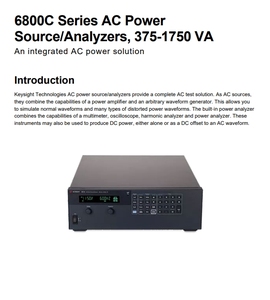 KEYSIGHT <strong>Programmable</strong> 6811C AC Power Supply / Analyzer 6812C Agilent 6813 - Product Image 5