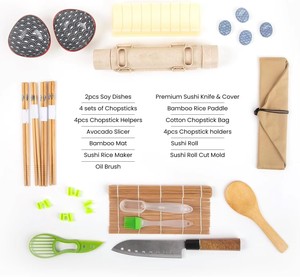 Suşi yapma kiti başlayanlar için tüm bir Set kullanımı kolay sağlıklı yeme mükemmel hediyeler teşvik - Product Image 6