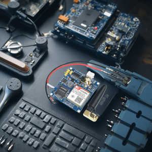 SIM800A GSMモジュール開発ボードワイヤレスTC35i GPRS SMS音声通信インターフェースネットワークインターフェース統合 - Product Image 2