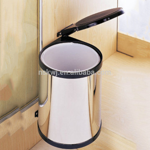 Cubo de basura negro con 2 compartimentos para Cocina - Product Image 4