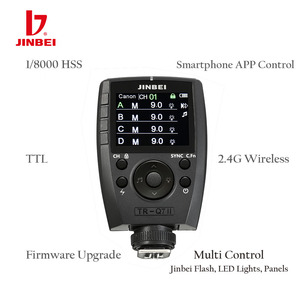JINBEI TR-Q7II TTL แฟลชทริกเกอร์เครื่องส่งสัญญาณ2.4กรัมระบบไร้สายสำหรับกลางแจ้งและสตูดิโอกล้องไฟแฟลช - Product Image 2