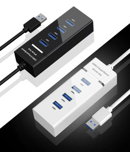 带发光二极管灯的多4端口USB 3.0集线器5gbps C型3.1 USB集线器2.0分路器扩展适配器，适用于电脑 - Product Image 6
