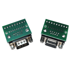 DB9 lehimsiz seri Port COM adaptörü terminali RS232 fiş kabuk 422 dokuz pin delik DR9 kurulu 485 erkek ve dişi başlık - Product Image 5