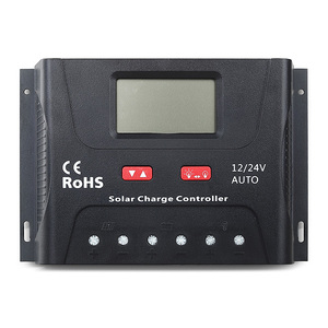 Alta potencia 10a/20a/30a/40a/50a/60a/80a PWM controlador Charr Solar 12V/24V/48V batería de plomo-ácido de litio tipo MPPT sistema Solar - Product Image 1