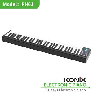 Wholesale Hot Sale Piano El&eacute;ctrico Digital Music Instrument 88 <strong>Keys</strong> White Black Portable Fold Splicing Electronic <strong>Keyboard</strong>