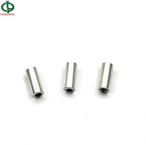 Custom Non-standard Aluminum Round Cylindrical <strong>Coupling</strong> Nuts 4#-40 <strong>M3</strong> Thread Anodized Finish Nut - Product Image 3