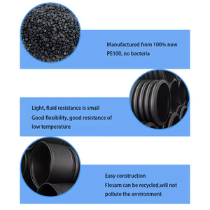 OEM yüksek kaliteli HDPE tipi B Claratube dayanıklı büyük çaplı su temini ve drenaj borusu DN300 SN4 drenaj uygulamaları için - Product Image 2