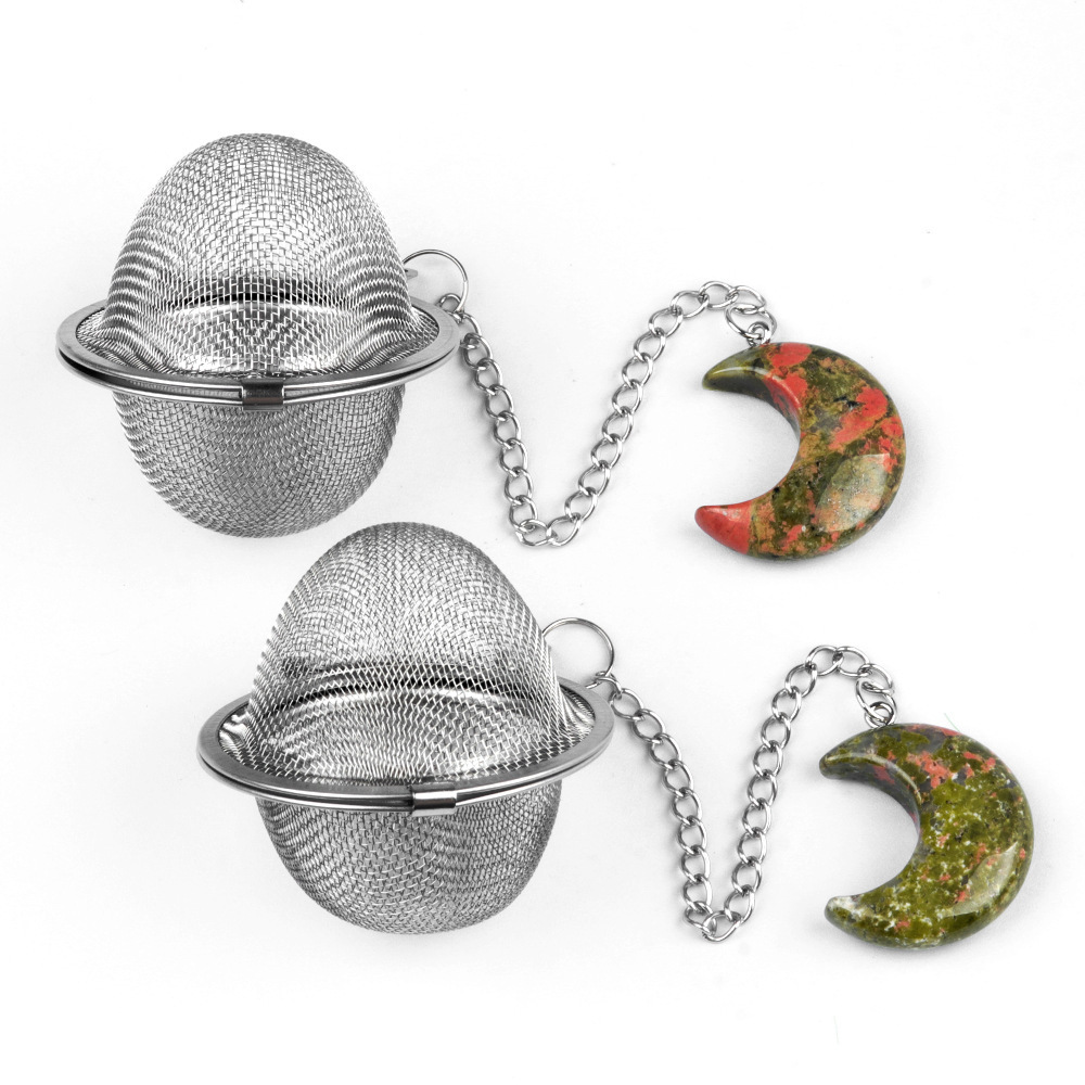 Floral green stone (one piece)
