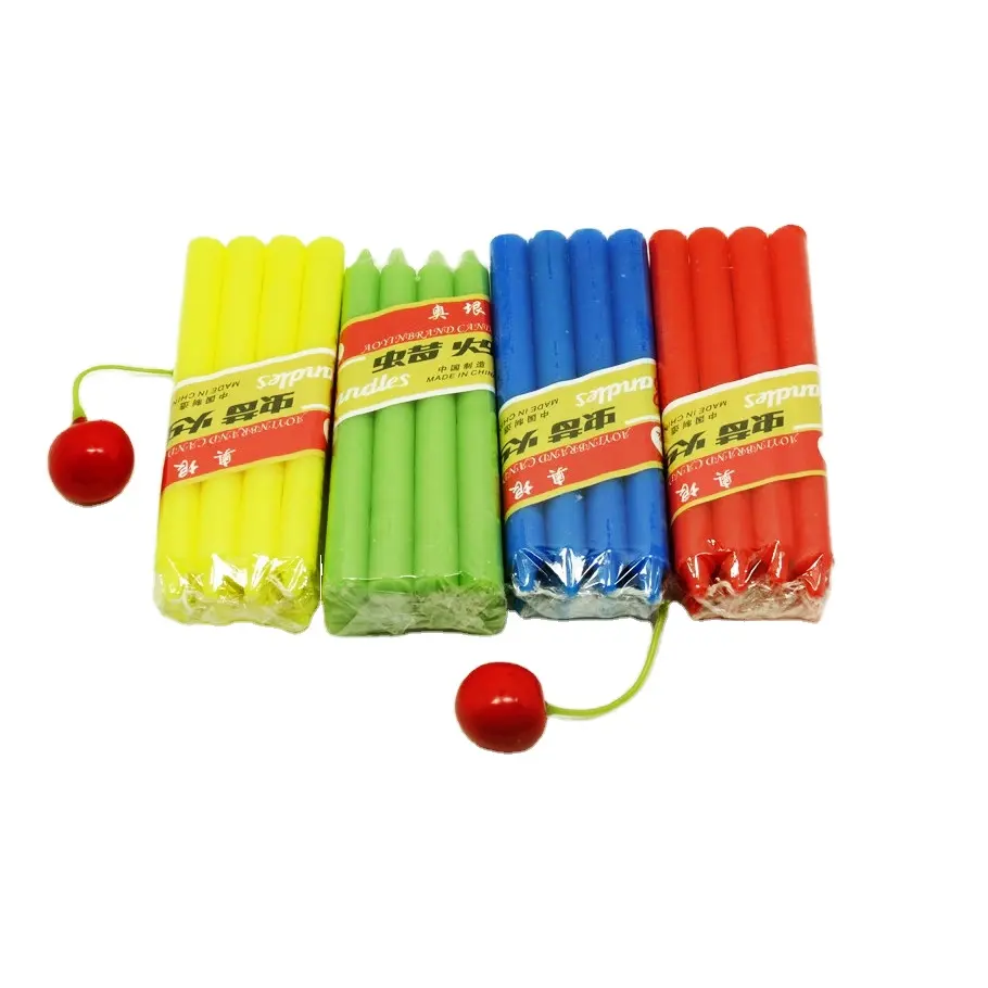 Bougies de noël colorées, vente en gros