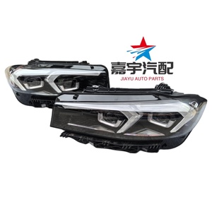 BMW 3 serisi için 2024 G20 ön DRL farlar süper parlak LED modülleri 320i otomobil yeni durum için sarı ve mavi Fit - Product Image 1