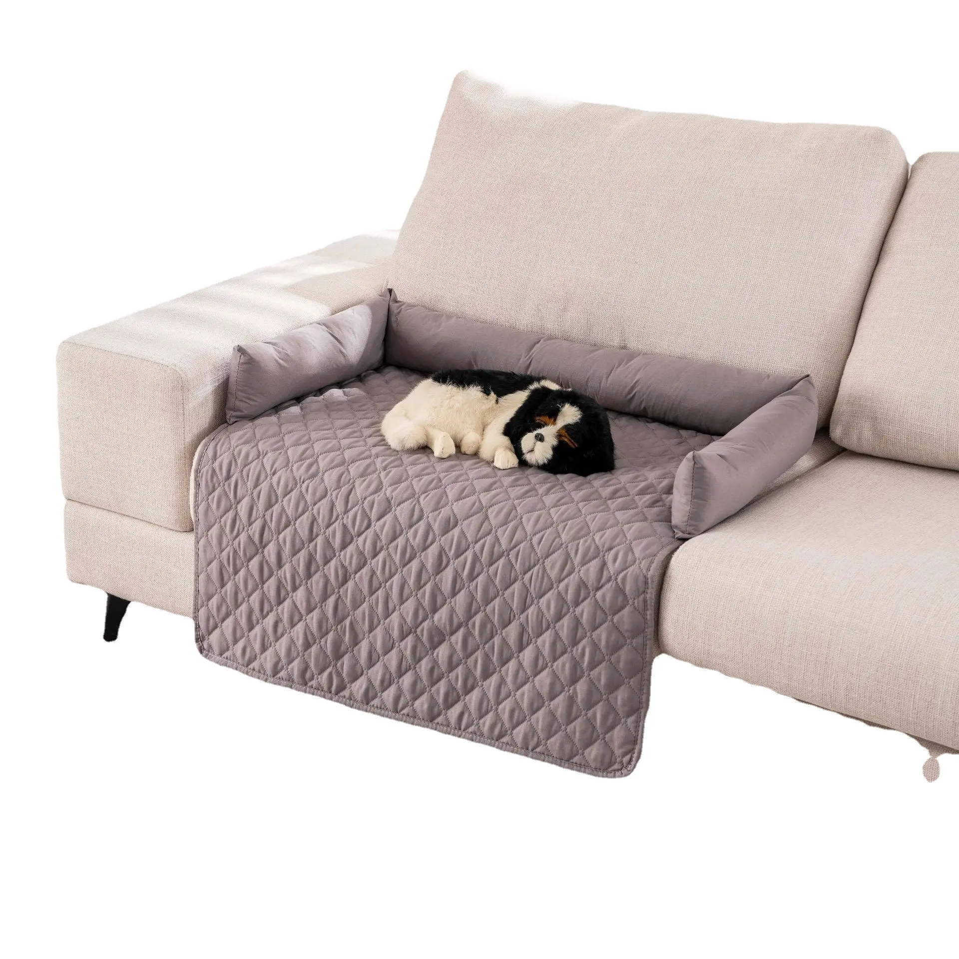 Pet Furniture Protector Cover für Hunde und Katzen Memory Foam Plüsch Pet Sofa Kissen mit Kissen
