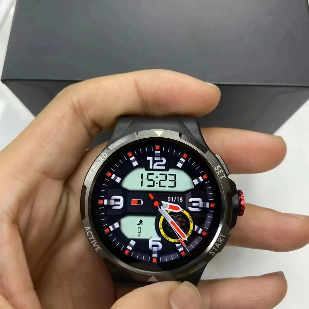 2024 Smart Watch Android 9.0 V10 Mini-Smartphone APP Herunterladen versteckte Kamera 1.43 Zoll HD Farbbildschirm Uhrenunterstützung Spotify INS