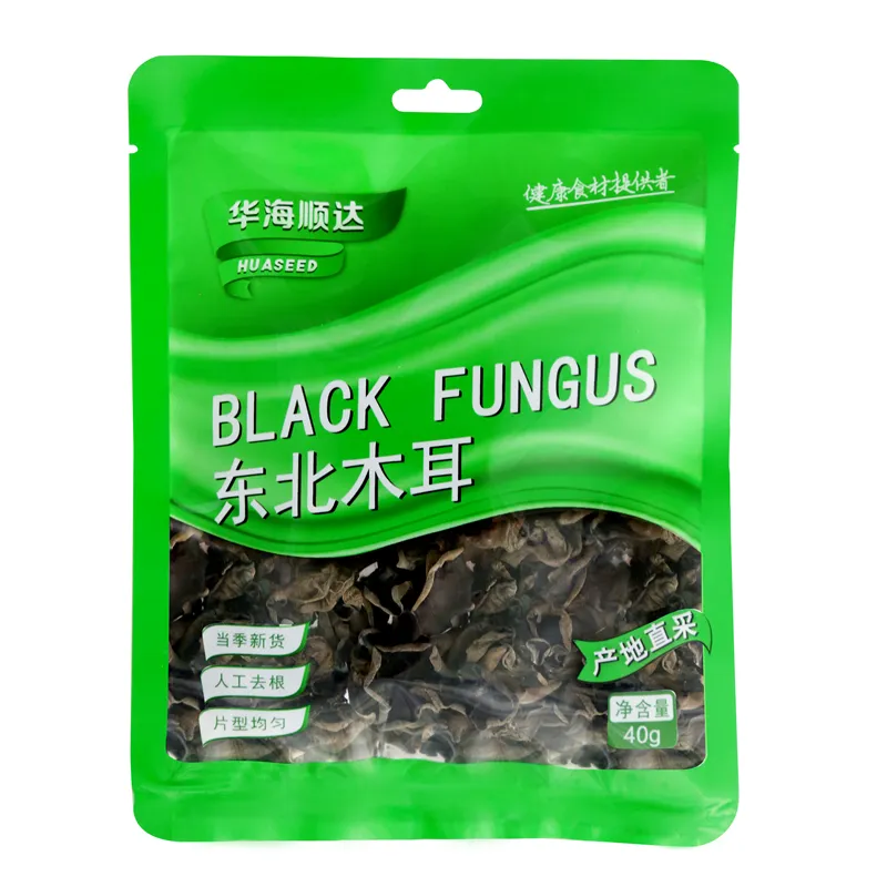 चीन उच्च गुणवत्ता वाले हेई म्यूर प्राकृतिक जंगली कच्चे सूखे काले सूखे कवक वुडियर मशरूम
