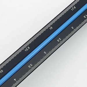 Professional 30cm Technical <strong>Architect</strong> 1:20 -1:150 Ruler Custom logo Color Scale Metal Triangular Aluminum Ruler Design Drafting - Product Image 5