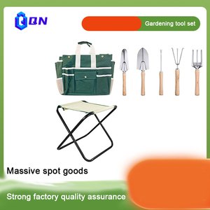 5 temel kazma ile sıcak katlanır tabure saklama çantası bahçe araçları kiti kolu seti kazma kesme ergonomik ve küçük bahçe el - Product Image 2