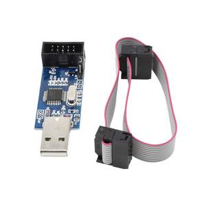 USBASP USBISP AVR Programcı 10Pin kablo USB ISS USB ASP ATMEGA8 ATMEGA128 ATtiny CAN PWM Desteği Win7 64 K 64 64Bit 3.3 V/5 V