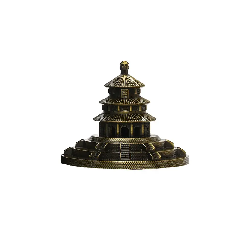 Templo do Céu Coliseu metal artesanato modelo jóias criativas lembranças de viagens presentes de negócios estátuas de metal