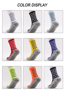 Crew người đàn ông phụ nữ chống trượt thiết kế thể thao biểu tượng tùy chỉnh chống trượt thể thao bóng đá Grip vớ bóng đá - Product Image 3