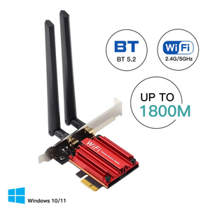 Adaptador de red inalámbrica PCI-E inalámbrico tarjeta integrada Usb3.0 Wifi Dongle para escritorio Windows10 11 PCIE adaptador Bluetooth - Product Image 3