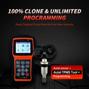 Hifuly 433MHz 315MHz Sensores TPMS programables universales T6000 Herramienta programable de servicio OBD con conjunto de sensores de 8 piezas - Product Image 2