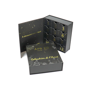 Biểu Tượng Tùy Chỉnh Sang Trọng Giáng Sinh Đếm Ngược Hộp Giấy Từ Jewel Tổ Chức Ngăn Kéo Miếng Bọt Biển Nổi <span class=keywords><strong>Advent</strong></span> Lịch Bao Bì - Product Image 6