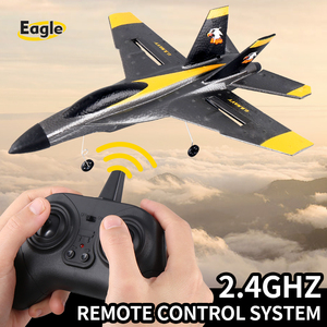 LEHOO <strong>Toys</strong> 2CH 2.4G <strong>RC</strong> Airplane F18 EPP Foam Glider Jet Fighter Remote Control Plane for Beginner - Product Image 5