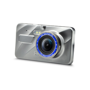 汽车<span class=keywords><strong>DVR</strong></span>双镜头后视镜仪表板凸轮通用4.3英寸自动记录仪汽车黑匣子