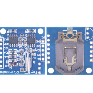 24C32 bellek DS1307 saat elektronik modülleri ve pil olmadan kitleri ile minik I2C RTC modülleri