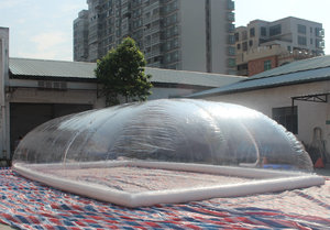 Dijual Penutup Tenda Penutup Kubah Matahari Kolam Renang Di Atas Tanah Air Tiup Musim Dingin - Product Image 4