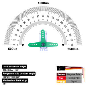 PTK 9495 MG-D Metal Gear 9g-sized Digital TR X4 RC <strong>Servos</strong> Upgrade Kit For Helicopter Fixed-Wing Model Aircraft - Product Image 6