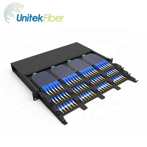 Data Center ODF 12F 24F MPO Cassette Fully Loaded <strong>With</strong> SM MPO-LC <strong>Modules</strong> 96 144 Optical Distribution Frame MPO/MTP <strong>Patch</strong> <strong>panel</strong> - Product Image 3