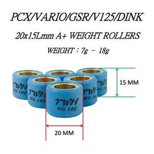 PCX155 GSR125 V125 DINK顶点摩托车变速器重量滚轮20x15