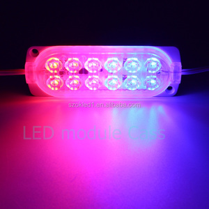 Çift renk yanıp sönen led modülü smd 2835, 10533 IP65 led araba ışıkları tabela 2.4w l 12v led modülü 24v ,LST led modülü - Product Image 4
