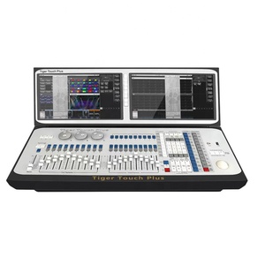 Consola de iluminación táctil Tiger de pantalla dual Dmx Tiger Touch 2 pantalla controlador Dmx pantalla Lcd Titan Tiger Touch controlador Dmx