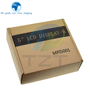 Monitor portátil TZT de 5 pulgadas HD MI 800x480 pantalla táctil capacitiva pantalla LCD para Raspberry Pi 4 3B +/ PC/Banana Pi / ESP32