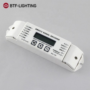 BTF LIGHTING DC5-24V Screen Display <strong>DMX512</strong> Pixel IC Light <strong>Ws2811</strong> Sk6812 Ws2812 Dmx to Spi signal <strong>Decoder</strong> <strong>Controller</strong> - Product Image 2