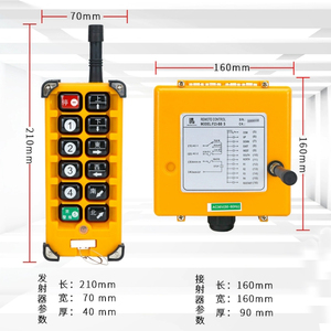 เครนไฟฟ้าอุตสาหกรรมไร้สาย220โวลต์10ปุ่มควบคุมระยะไกล F24-10D Hiab - Product Image 5