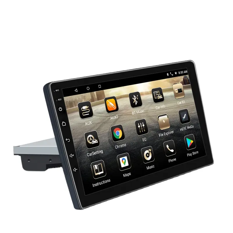 Tela sensível ao toque Wifi Android Car DVD Radio Câmera traseira GPS Universal 1 Din 7 ''9'' 10 ''IPS Android 10 MP5 Player