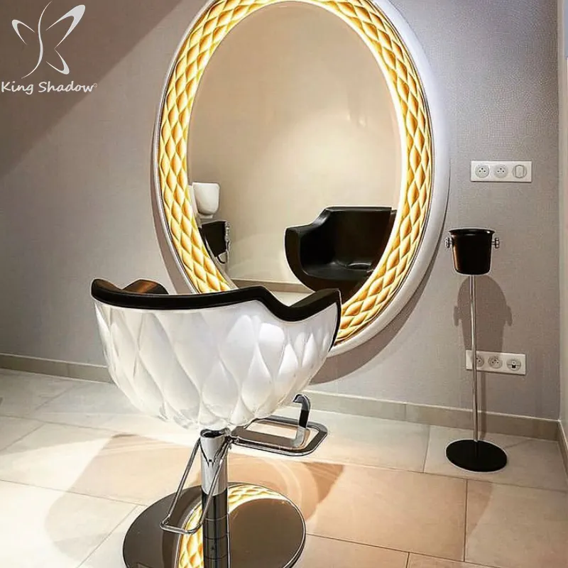 Sillas de estilismo para salón de belleza, equipo de peluquería usado, precio de 2022