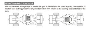 SKYRC GC301 4-8.4V迷你陀螺传感器陀螺仪，用于RC汽车漂移转向输出校正集成紧凑型 - Product Image 4