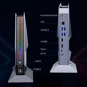 12th เกมมินิพีซีขายดี I9อินเท12900ชม. i7 12700ชม. nvidiartx 3050 8G PCIE4.0 2xDDR4 Windows11คอมพิวเตอร์ตั้งโต๊ะโปร3x4K WiFi6 - Product Image 3