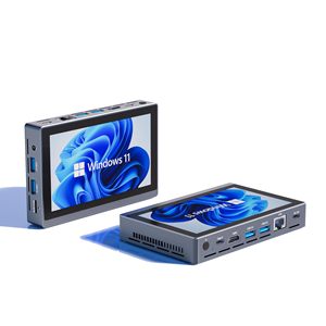 Win 11 PRO Celeron N5095ミニPC 16GB DDR4 256GB EMMC 4K60Hzディスプレイ画面ギガビットイーサネット冷却ファンデスクトップコンピュータ米国 - Product Image 1