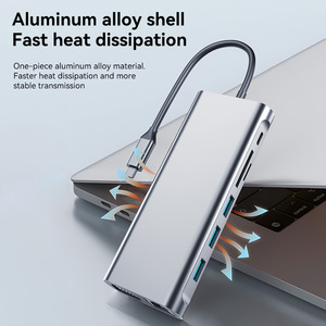13 Ports Dp 4k@120hz Hdtv 13 in 1 <strong>Usb</strong> <strong>c</strong> Hub ,mts <strong>Type</strong> <strong>c</strong> Dock Station <strong>Adapter</strong> for macbook Pro - Product Image 2
