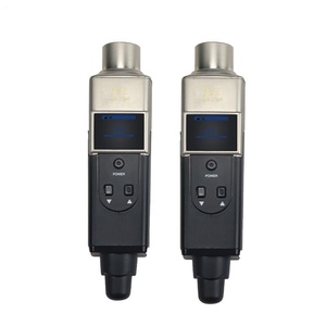 Adaptador de micrófono profesional con cable a inalámbrico Transmisor y receptor de micrófono para uso en estudio de discursos de enseñanza - Product Image 1